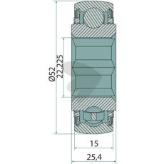 Leje med høj ydelse til maskiner, artikelnummer 10161083.