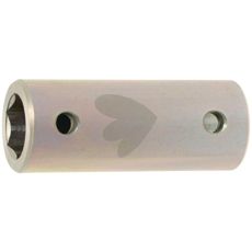 Låsehylse til sikker fastgørelse i landbrugsudstyr.