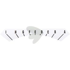 Decal til dybdekontroljustering, artikelnummer 10226093, for bedre præcision.