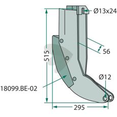 S-skær designet til jævne og effektive såninger i forskellige jordtyper.