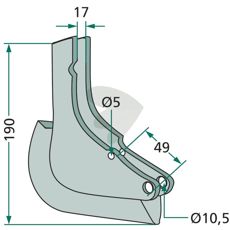 Unicorn 3 såskær, perfekt til at optimere landbruget.