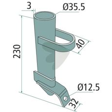 Sårør 632534, ideelt til nøjagtig såning af frø.