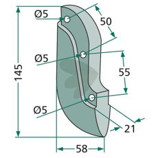 Såskær 145mm til Reform med 5mm hul, perfekt til brug.