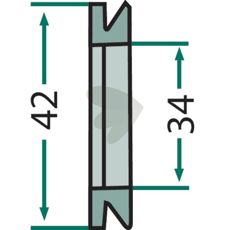 Akseltætning til RD, der sikrer lækagebeskyttelse og holdbarhed.