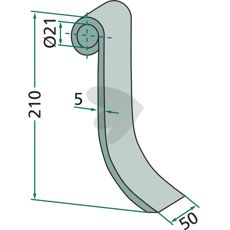 Schlegelmesser, en effektiv kniv til jordbearbejdning i forskellige jordtyper.