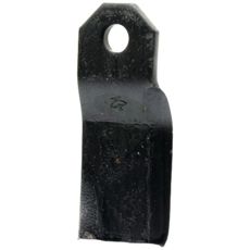 Drejet venstrekniv, perfekt til præcise skæringer i landbrugsudstyr.