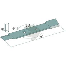 Højre kniv, passer perfekt til Rödl-udrensninger for effektiv skæring.