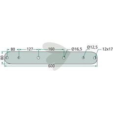 Knivholder med en tykkelse på 10 mm, perfekt til at fastgøre knive.