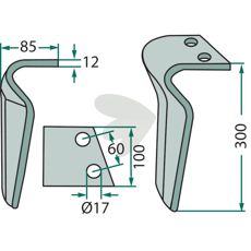 Rotorharvetand fra Regent og Breviglieri, perfekt til præcis jordbearbejdning.