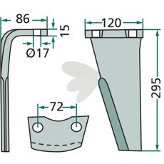 Niemeyer rotorharvetand, høj kvalitet til professionel brug.