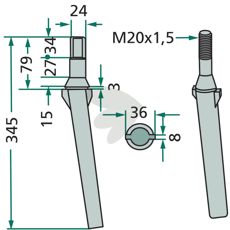 Rotorharvetand fra Celli og Rotorland, ideel til forskellige jordtyper.