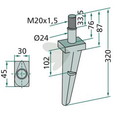 FZ/ER rotorharvetand til øget effektivitet inden for landbrug og afgrøder.