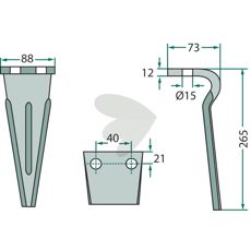 Roteritalia rotorharvetand, perfekt til effektivt og holdbart arbejde.