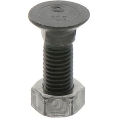 Plovbolte M12x40 med møtrik, 25-pak, ideelle til styrkelse af landbrugsudstyr.