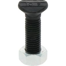 Plovbolte M12x48 med møtrik i 25-pakning, ideelle til landbrug.