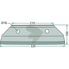 Kniv Mex Pro, en perfekt løsning til højtydende skæring i marken.