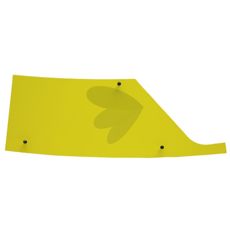 Venstre slidplade forneden, ideel til maskiner inden for byggeri og landbrug.