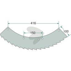 Savkniv 66035 til dobbeltroterende brug, ideel til præcision.