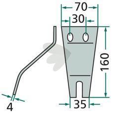 Rydder venstre 72851 til effektiv pleje af omgivelserne.