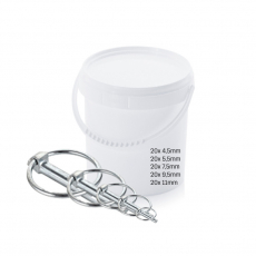 Sikringsretssæt med 100 dele, et praktisk sæt til diverse applikationer.