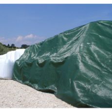 PolyTec beskyttelsesnet til rundballer, 8 x 25 m, beskytter ballerne mod skader.