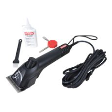 Heiniger Progress elklippemaskine, kraftfuld og pålidelig til dyrklipning.