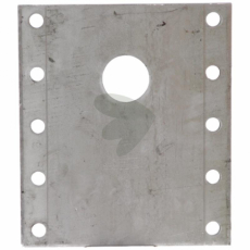 Skruvplade til støtteben