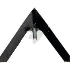 Skæreskær 340mm med 30° hældning og 16mm hul, ideel til tungere skærearbejde.