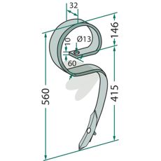 Standardpind til forskellige applikationer, holdbar og alsidig.