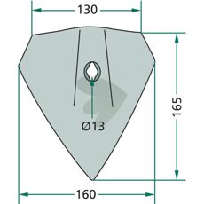 Spids 79022, perfekt til skæreredskaber, holdbar og effektiv.