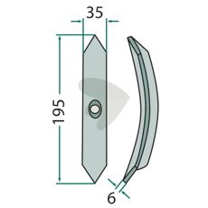 Skær til ældre model, ideel til at erstatte slidte dele.