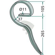 Forrestharvepind af høj kvalitet til effektiv jordbearbejdning og maksimeret ydeevne.
