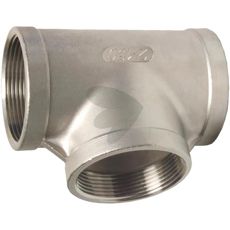 T-stykke med dimension 1/8 tomme, fremragende til forgrening af rørsystemer.