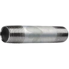 Rørrørnippel 1/2 tomme 300mm, ideel til komplekse rørsystemer.