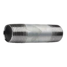 Rørnippel 1" lang 200mm, egnet til industrielle og kommercielle projekter.