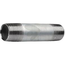 Rørnippel 1" lang 300mm, perfekt til gode rørsamlinger og forbindelser.