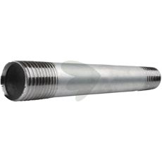 Rørnippel i størrelse 1" med en længde på 500mm, perfekt til at bygge rørsystemer.