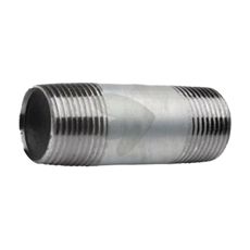 Rørnippel 2" x 150mm, pålidelig til industrielle rørsystemer.