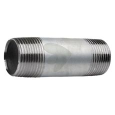 Rørnippel 2 1/2" x 250mm, ideel til forskellige rørsystemer inden for landbrug og industri.