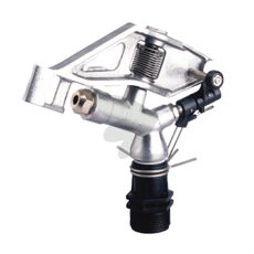 Sprinklersystem til halvcirkel med justerbar rækkevidde, perfekt til vanding.