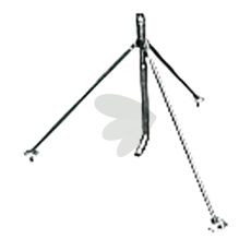 Trefod konstrueret til at støtte 2" AG system og enhed.