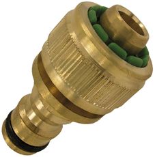 Slangekobling 3/4" til sikker tilslutning af slanger i vandingssystemer.