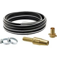 Komplet sugeslange sæt med åben sprøjte 3/4", nem at bruge til effektiv vandhåndtering.