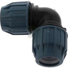 Vinkelrørskobling 32mm, sikker forbindelse til landbrug og byggeri.