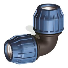 Vinkelrørskobling 75mm, robust design til tunge applikationer.