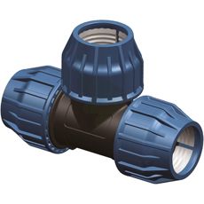 T-rørkobling 90mm for robust og holdbar tilslutning af store rør.