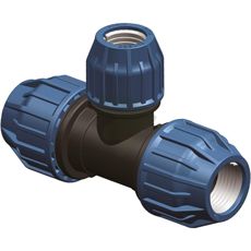 Reducerende T-rørkobling 63 x 32 x 63 til effektiv rørinstallation.