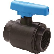 Tilpasset kugleventil 1/2" x 1/2" IM til fleksible installationer.