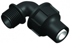 Vinkelrør skruetilkobling 16 x 1/2" for nem installation.