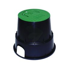 Ventilboks der kontrollerer vandstrøm i vandingssystemer, effektiv og pålidelig.